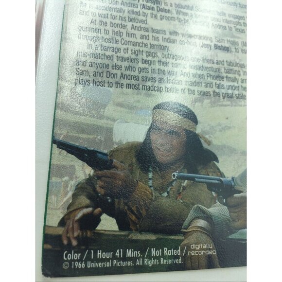 Texas Across the River VHS Dean Martin Rosemary Forsyth in Case MCA 1992 - Picture 6 of 12